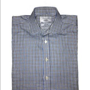 Charles Tyrwhitt Dress Shirt 16.5 Slim Fit Plaid